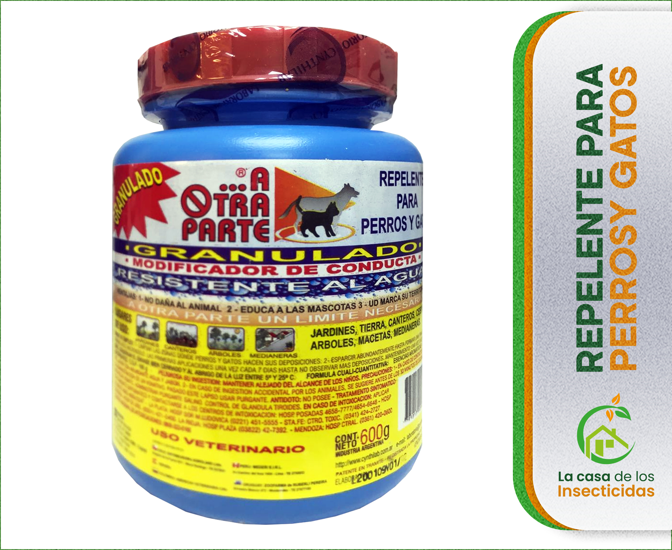 A Otra Parte granulado 600 gr repelente de perros y gatos